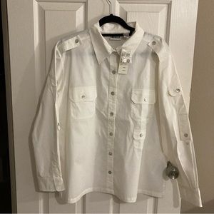 Chico’s Design size 3 long sleeves shirt